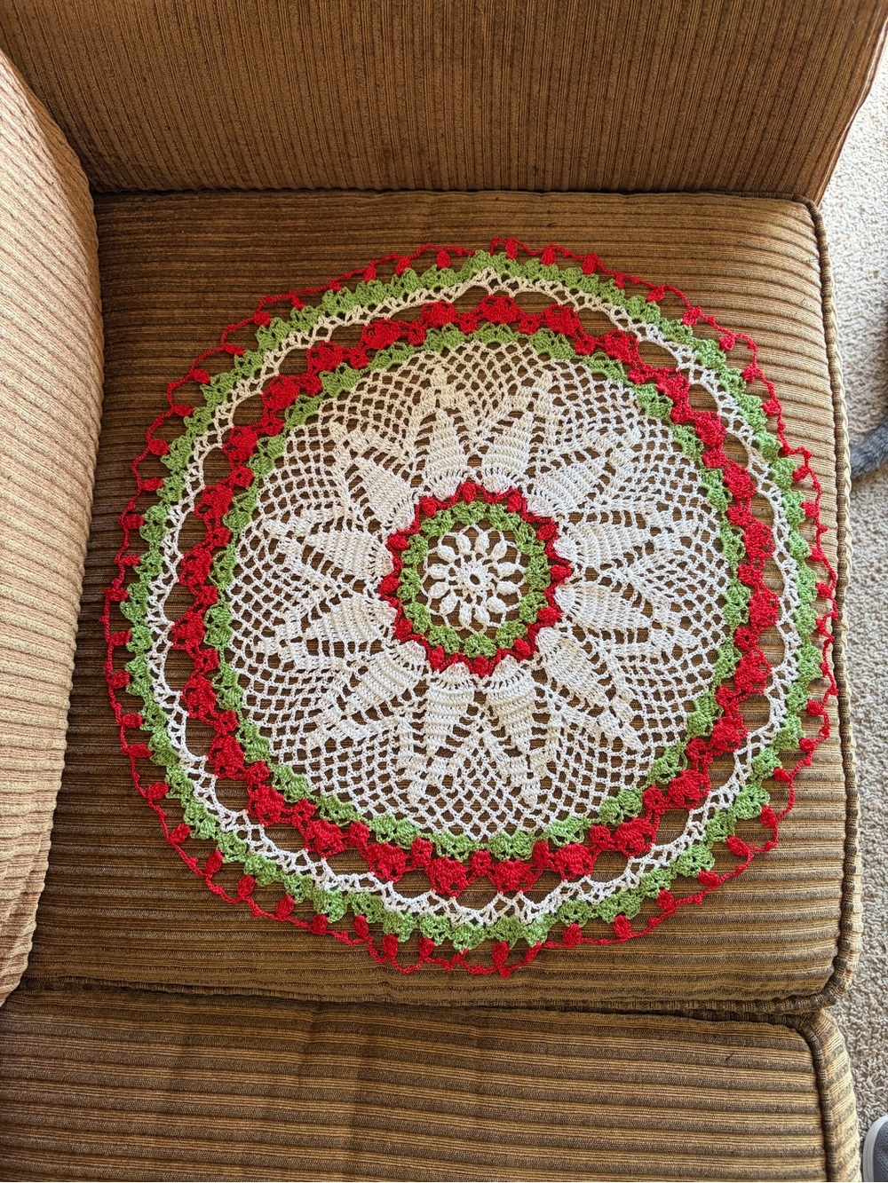 Vintage Christmas Doily